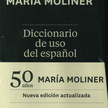 DICCIONARIO DE USO DEL ESPAÑOL | MARIA MOLINER