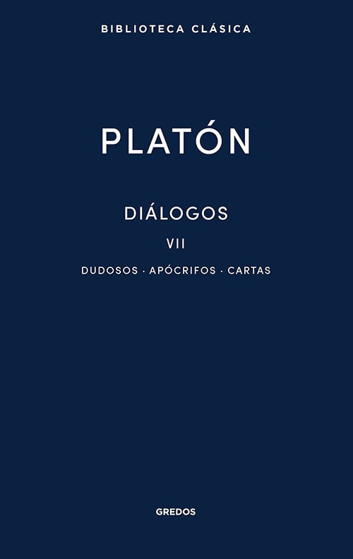 DIALOGOS VII | PLATON