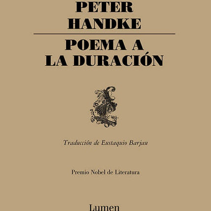 POEMA A LA DURACION | PETER HANDKE