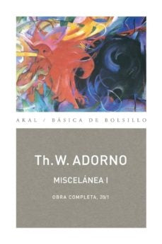MISCELANEA I | THEODOR W. ADORNO