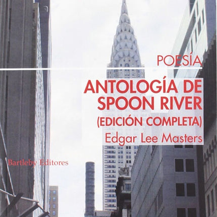 ANTOLOGIA DE SPOON RIVER | EDGAR LEE MASTERS
