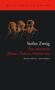 TRES MAESTROS (BALZAC, DICKENS, DOSTOIEVSKI) | STEFAN ZWEIG