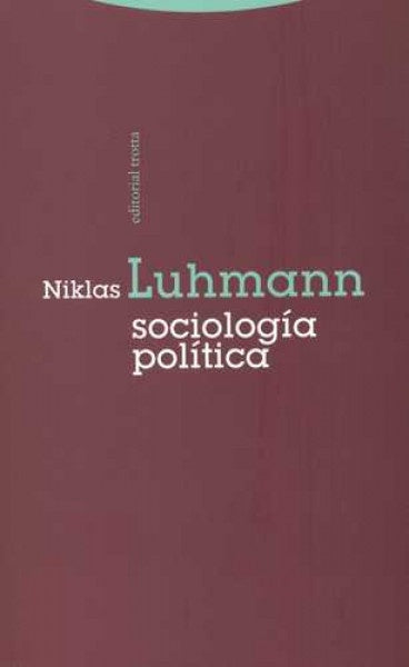 SOCIOLOGIA POLITICA | NIKLAS LUHMANN