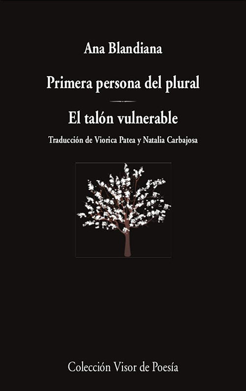 PRIMERA PERSONA DEL PLURAL, EL TALON VULNERABLE | ANA BLANDIANA