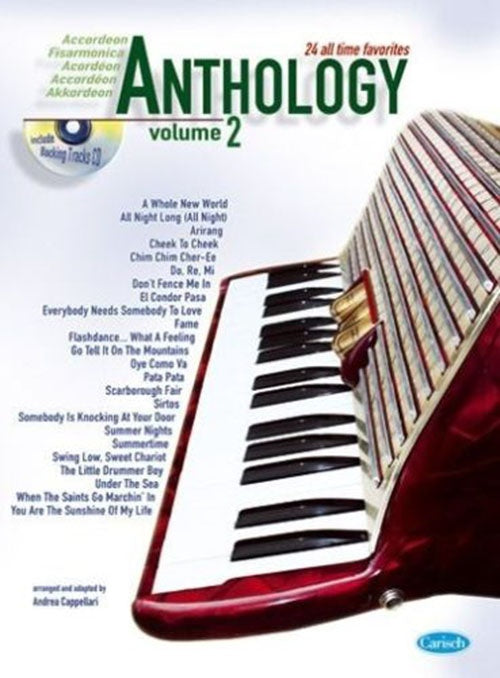 ANTHOLOGY ACCORDEON VOLUME 2 + CD ML 2877 | ANDREA CAPELLARI