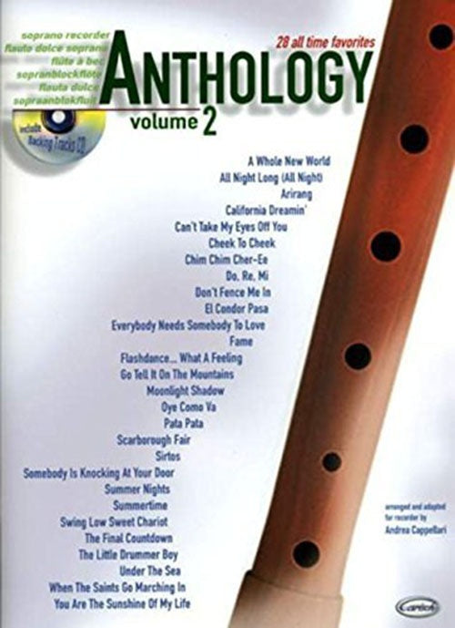 ANTHOLOGIA RECORDER VOLUME 2 + CD ML 2674 | ANDREA CAPELLARI