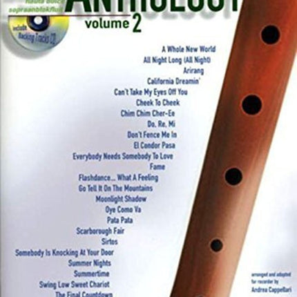 ANTHOLOGIA RECORDER VOLUME 2 + CD ML 2674 | ANDREA CAPELLARI