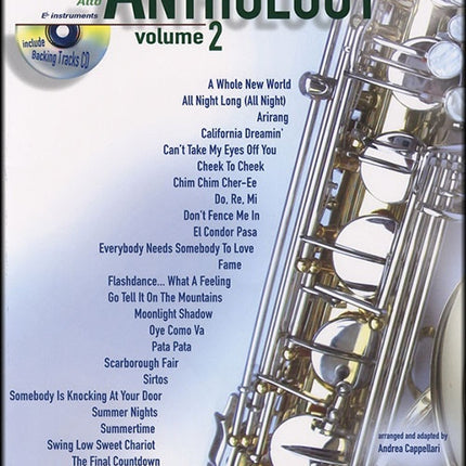 ANTHOLOGY SAXOPHONE TENOR VOLUME 2 + CD ML 2869 | ANDREA CAPELLARI