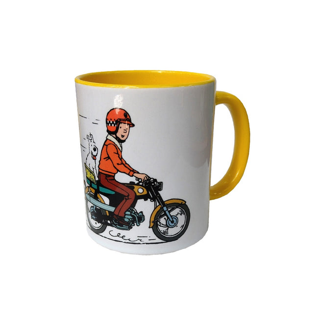 MUG TINTIN MOTO