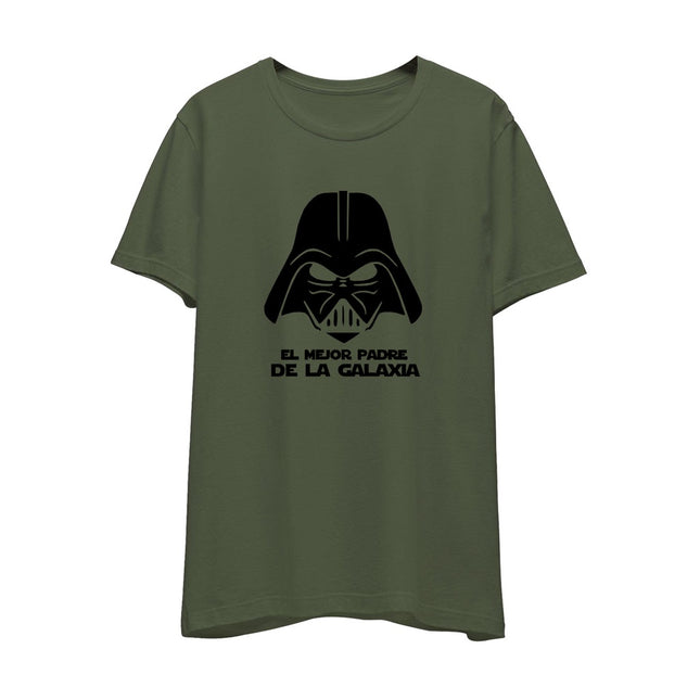 CAMISETA HOMBRE DARTH VADER DIA DEL PADRE VERDE TALLA S
