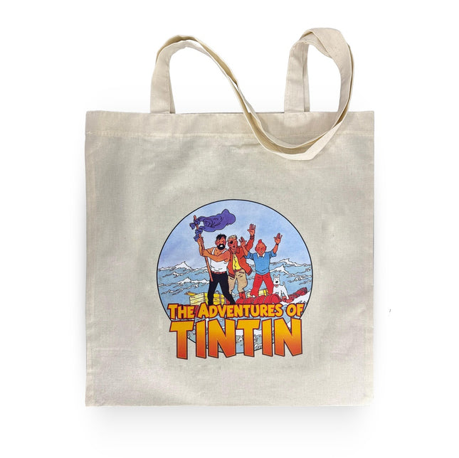BOLSA TELA ESTAMPADA TINTIN AVENTURES