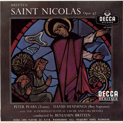 SAINT NICOLAS OP. 42G | BRITTEN,  y otros