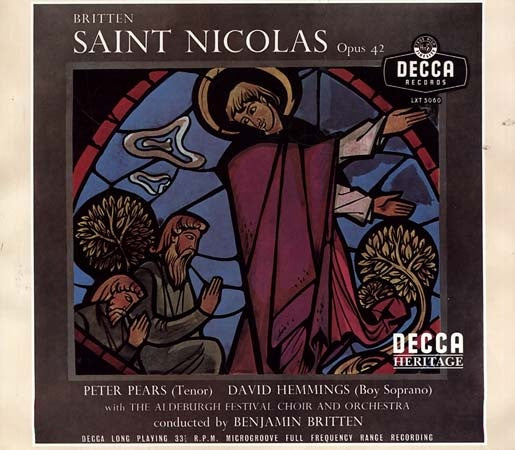 SAINT NICOLAS OP. 42G | BRITTEN,  y otros