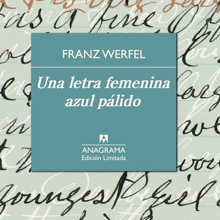 UNA LETRA FEMENINA AZUL PALIDO | FRANZ WERFEL