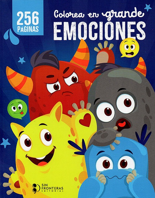 COLOREA EN GRANDE EMOCIONES | SIN FRONTERAS