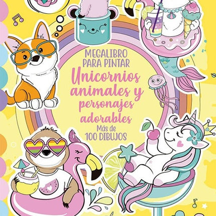 MEGALIBRO PARA PINTAR UNICORNIOS ANIMALES Y PERSON | MARIA JOSE PINGRAY