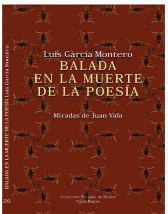 BALADA EN LA MUERTE DE LA POESIA | LUIS GARCIA MONTERO