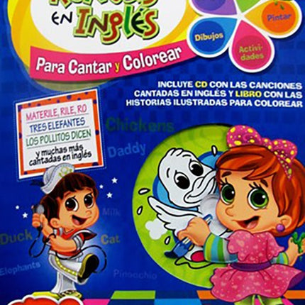 MIS RONDAS EN INGLES PARA CANTAR Y COLOREAR