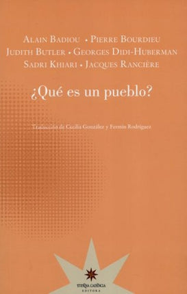 QUE ES UN PUEBLO? | ALAIN BADIOU