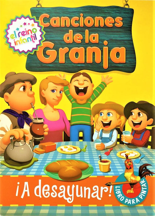 A DESAYUNAR LIBRO PARA COLOREAR | AUTORES VARIOS