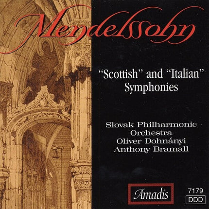 SCOTTISH AND ITALIEN SYMPHONIES | MENDELSSOHN, AUTORES VARIOS