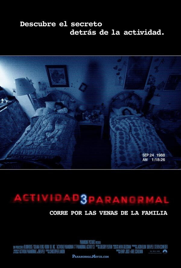 ACTIVIDAD PARANORMAL 3 | VARIOS
