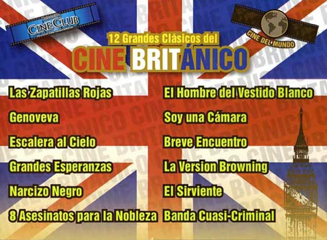 12 GRANDES CLASICOS DEL CINE BRITANICO | ARTISTAS VARIOS