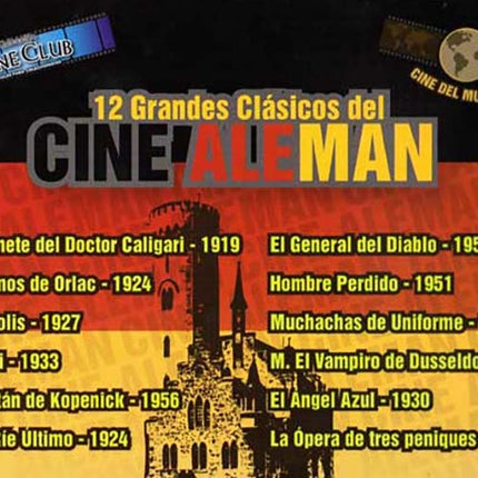 12 GRANDES CLASICOS DEL CINE ALEMAN | ARTISTAS VARIOS