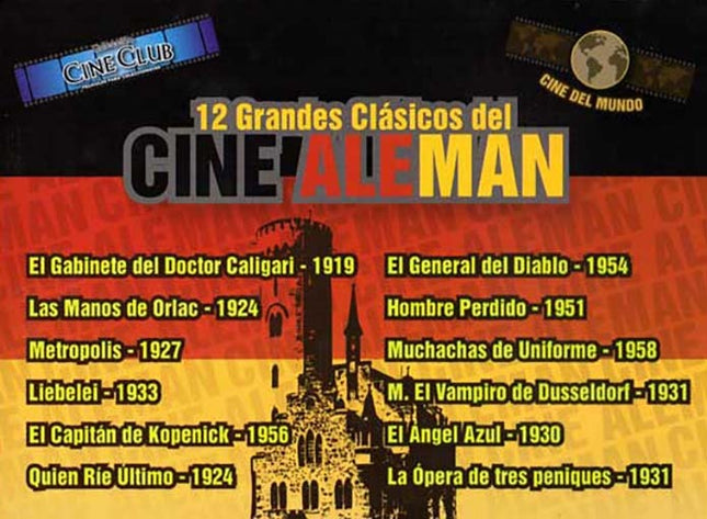 12 GRANDES CLASICOS DEL CINE ALEMAN | ARTISTAS VARIOS
