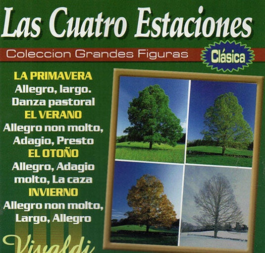 COLECCION GRANDES FIGURAS  LAS CUATRO ESTACIONES | VIVALDI