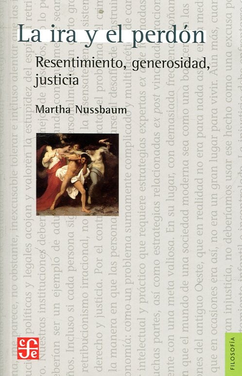 LA IRA Y EL PERDON | MARTHA C. NUSSBAUM