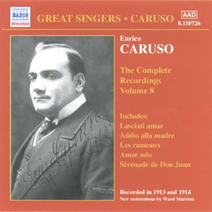 THE COMPLETE RECORDINGS VOL. 8 | CARUSO, AUTORES VARIOS