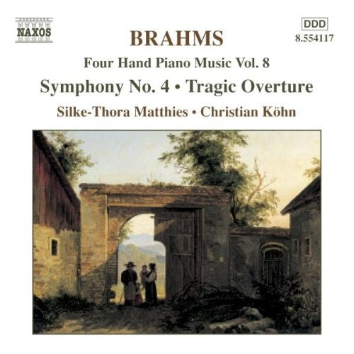 FOUR HAND PIANO MUSIC VOL.8: SYMPHONY NO.4/TRAGIC | BRAHMS, MATTHIES y otros