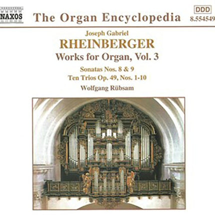 WORKS FOR ORGAN VOL. 3 > SONATAS # 8 & 9 | , RUBSAM