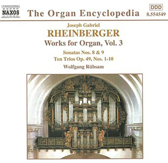 WORKS FOR ORGAN VOL. 3 > SONATAS # 8 & 9 | , RUBSAM