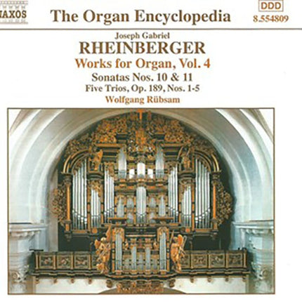WORKS FOR ORGAN VOL. 4 > SONATAS # 10 & | , RUBSAM