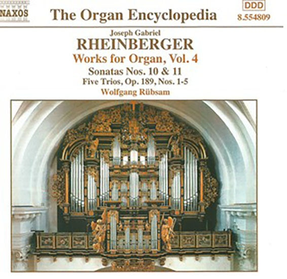 WORKS FOR ORGAN VOL. 4 > SONATAS # 10 & | , RUBSAM