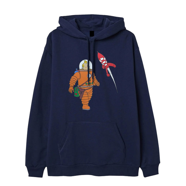 BUSO CAPOTA AZUL TINTIN ASTRONAUTA TALLA L