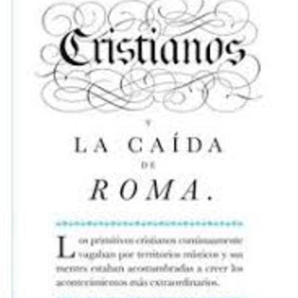 CRISTIANOS LA CAIDA DE ROMA, LOS | EDWARD GIBBON