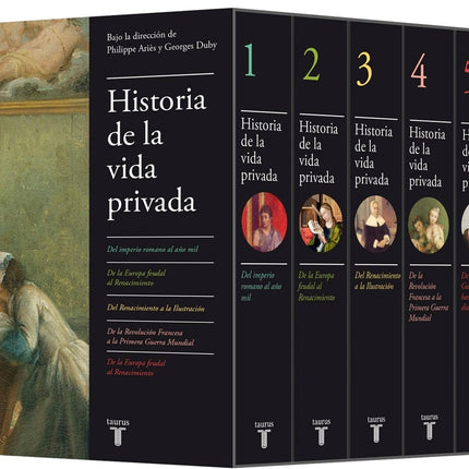 HISTORIA DE LA VIDA PRIVADA ESTUCHE | AUTORES VARIOS