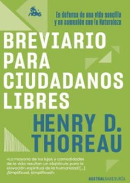 BREVIARIO PARA CIUDADANOS LIBRES | HENRY DAVID THOREAU