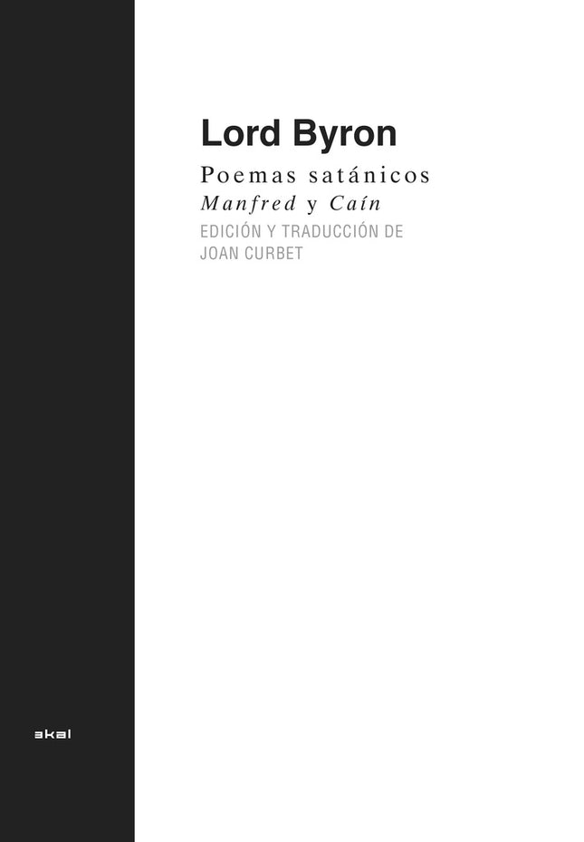 POEMAS SATANICOS | LORD BYRON