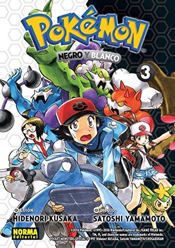 POKEMON 28 NEGRO Y BLANCO 3 | HIDENORI KUSAKA
