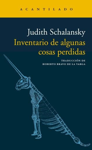 INVENTARIO DE ALGUNAS COSAS PERDIDAS | JUDITH SCHALANSKY