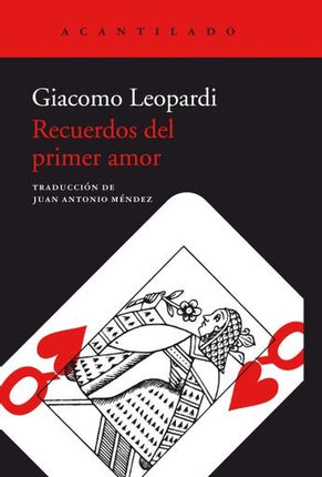 RECUERDOS DEL PRIMER AMOR | GIACOMO LEOPARDI