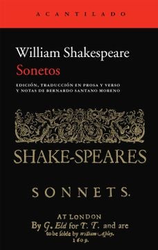 SONETOS | WILLIAM SHAKESPEARE