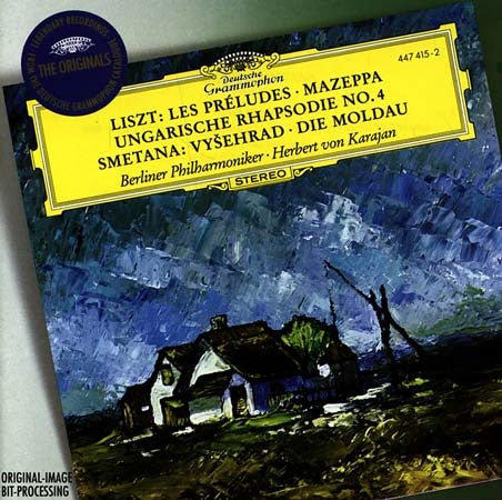 SMETANA: THE MOLDAU; VYSEHRAD / LISZT: LES PRELUDES; MAZEPPA; HUNGARIAN RHAPSODY NO.4 | SMETANA, VON KARAJAN, PHILHARMONIKER