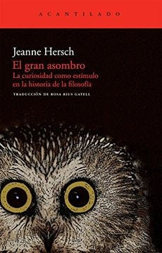 EL GRAN ASOMBRO | JEANNE HERSCH