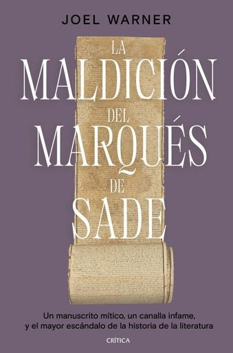 LA MALDICION DEL MARQUES DE SADE | JOEL WARNER