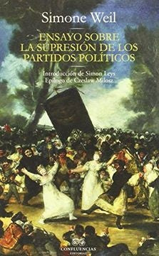 ENSAYO SOBRE LA SUPRESION DE LOS PARTIDOS POLITICOS | SIMONE WEIL